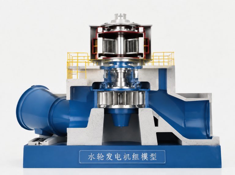 东莞水轮发电机组剖视模型